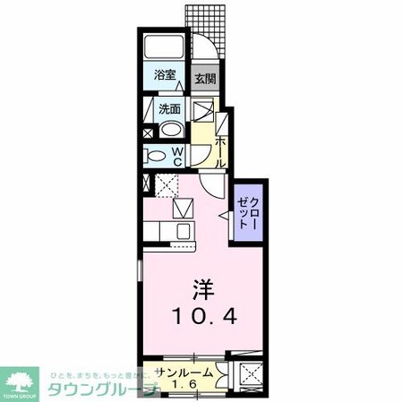 クラウンSTの物件間取画像